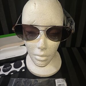 Kate Spade New York Unisex Sunglasses Aviator Averie With Case & Cleaning Cloth